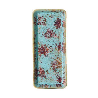 hk living small dish patina