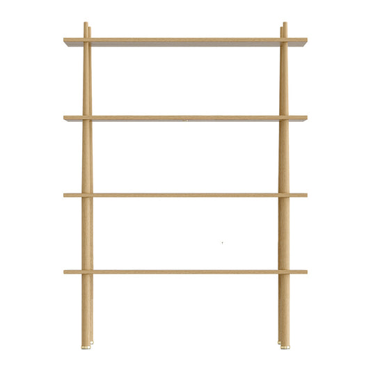 stories oak shelving