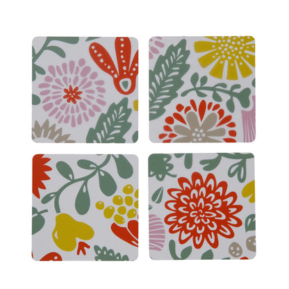 Set of 4 coasters summer