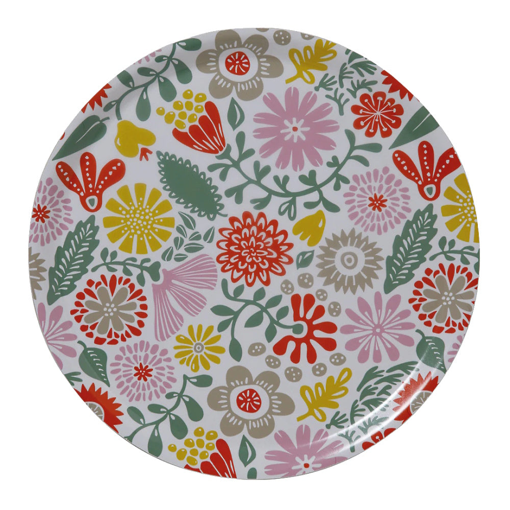 38cm round tray summer