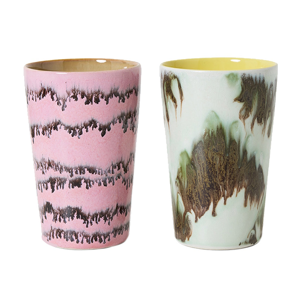 HK living tea mug set of 2 baroque