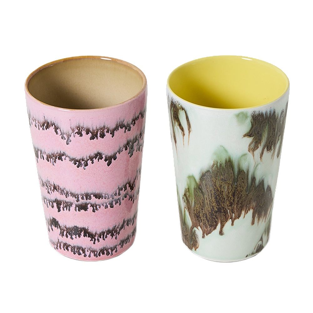 HK living tea mug set of 2 baroque