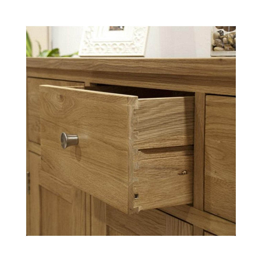 pentland oak drawer dovetail detail