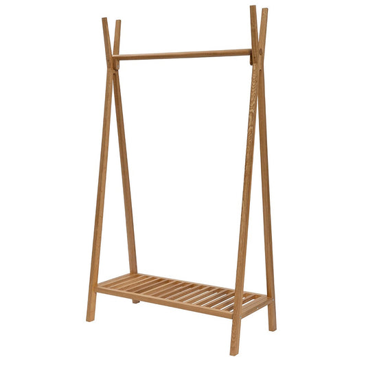 totem clothes & shoe rail oak