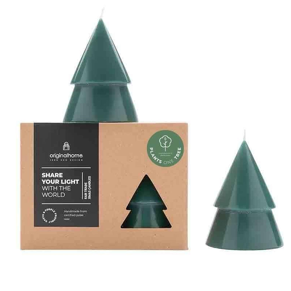 originalhome tree candle forest set of 2