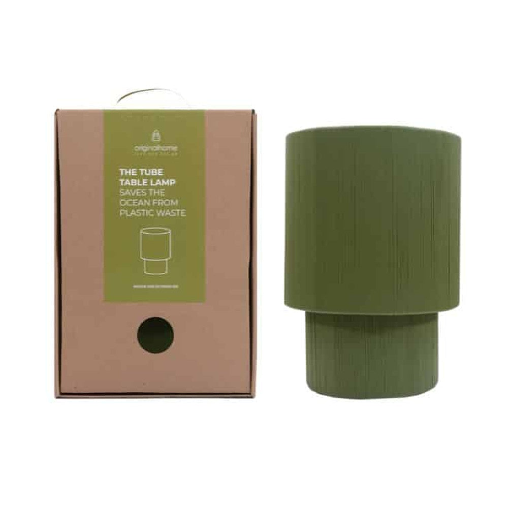 original home tube table lamp moss