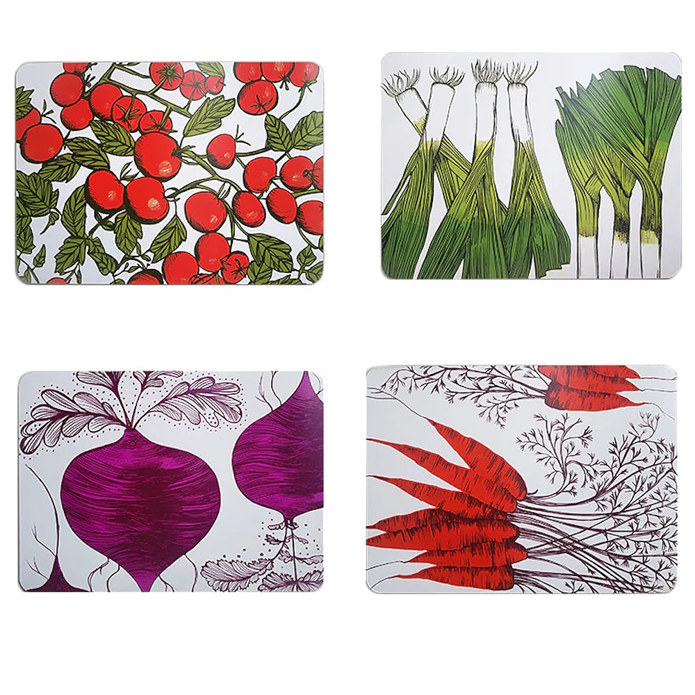 lush designs set of 4 placemats