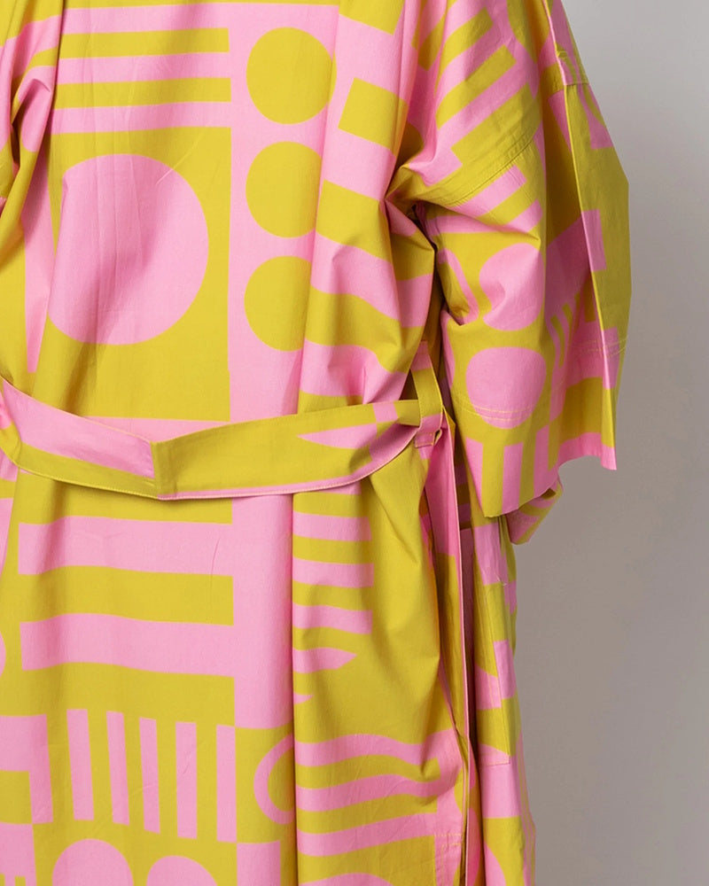irregular sleep pattern organic cotton robe