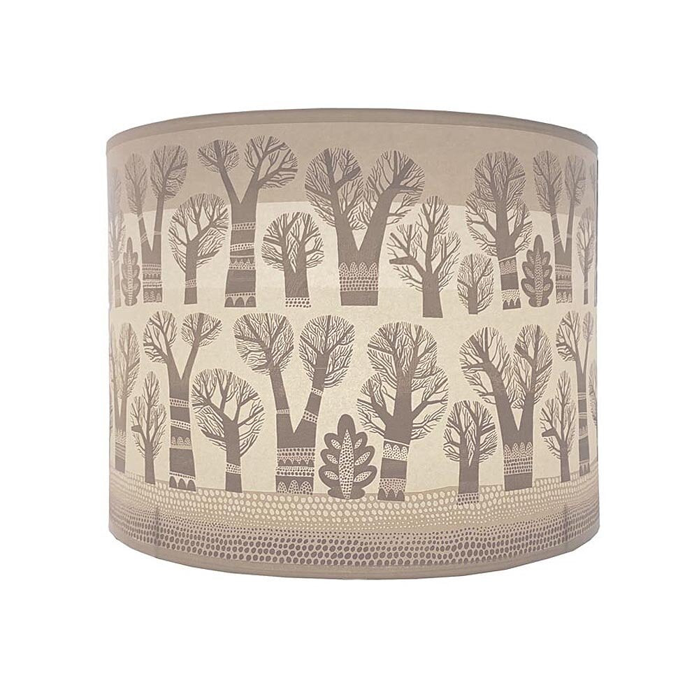 lampshade trees cream grey