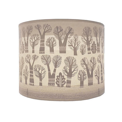 lampshade trees cream grey